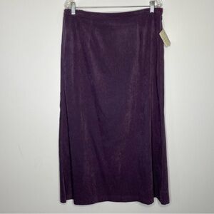 Christopher & Banks Lavender Moleskin Maxi Skirt
